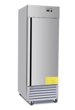 COMMERCIAL STAINLESS STEEL SINGLE DOOR REACH-IN REFRIGERATOR NIB