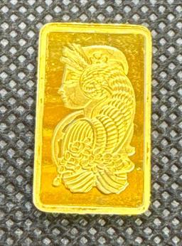PAMP Suisse 5 Gram 9999 Fine Gold Bullion Bar