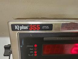 IQ Plus 355 Pallet Scale powers on