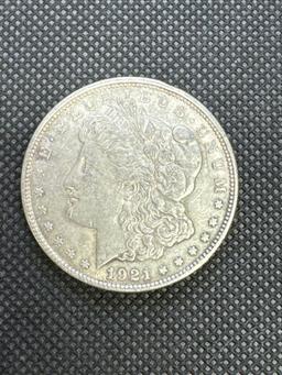 4x 1921 Morgan Silver Dollars 90% Silver Coins