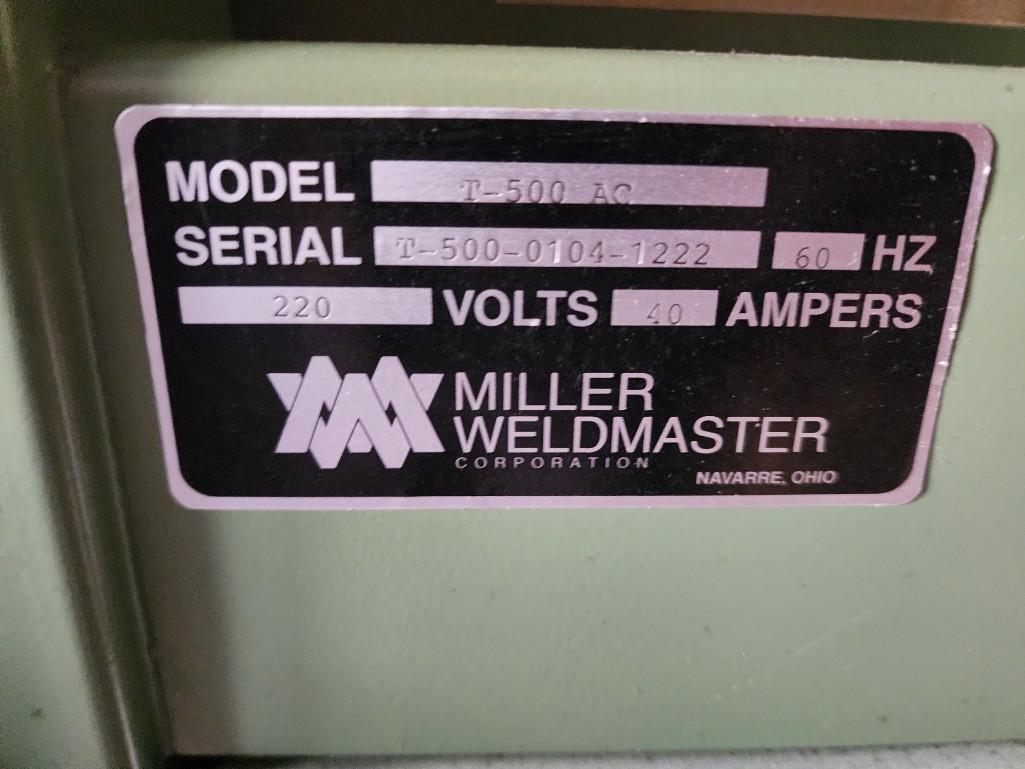 Container Contents - Miller weldmaster t-500 ac Quantity x2 units onnis olsen fs Curtis etc