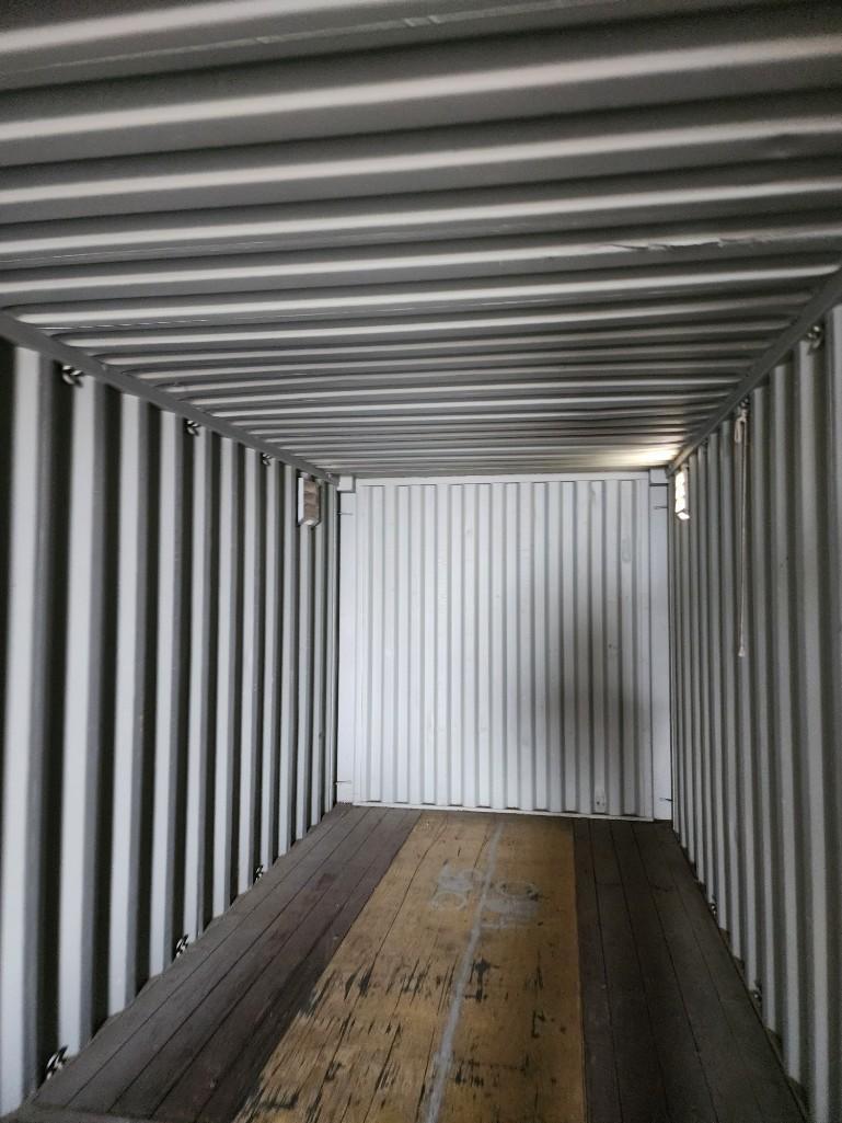 40ft Aztec shipping container - metal Swing out doors wood floors