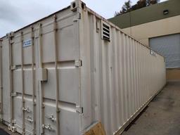 40ft Aztec shipping container - metal Swing out doors wood floors