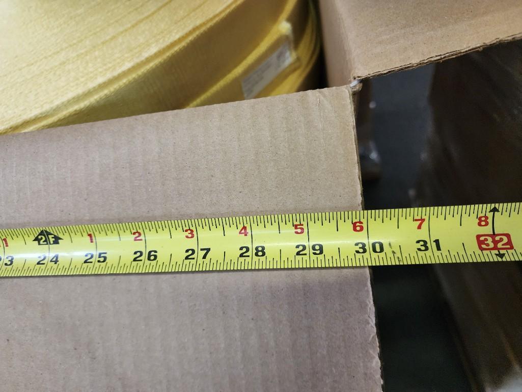 Murdock Polypropylene Webbing Company 2in Yellow 100 Yard Spool estimated x25 spools