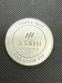 2024 Asahi Refining Year Of The Dragon 1 Troy Oz .999 Fine Silver Bullion Coin