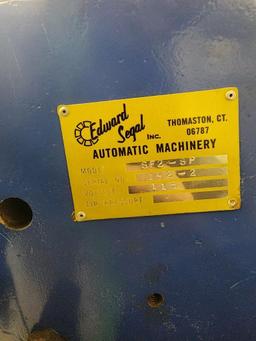 Edward Segal machinery SF2-SP Snap Fastener Machine