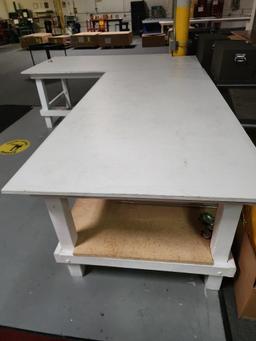 8ft wooden work desk quantity 3