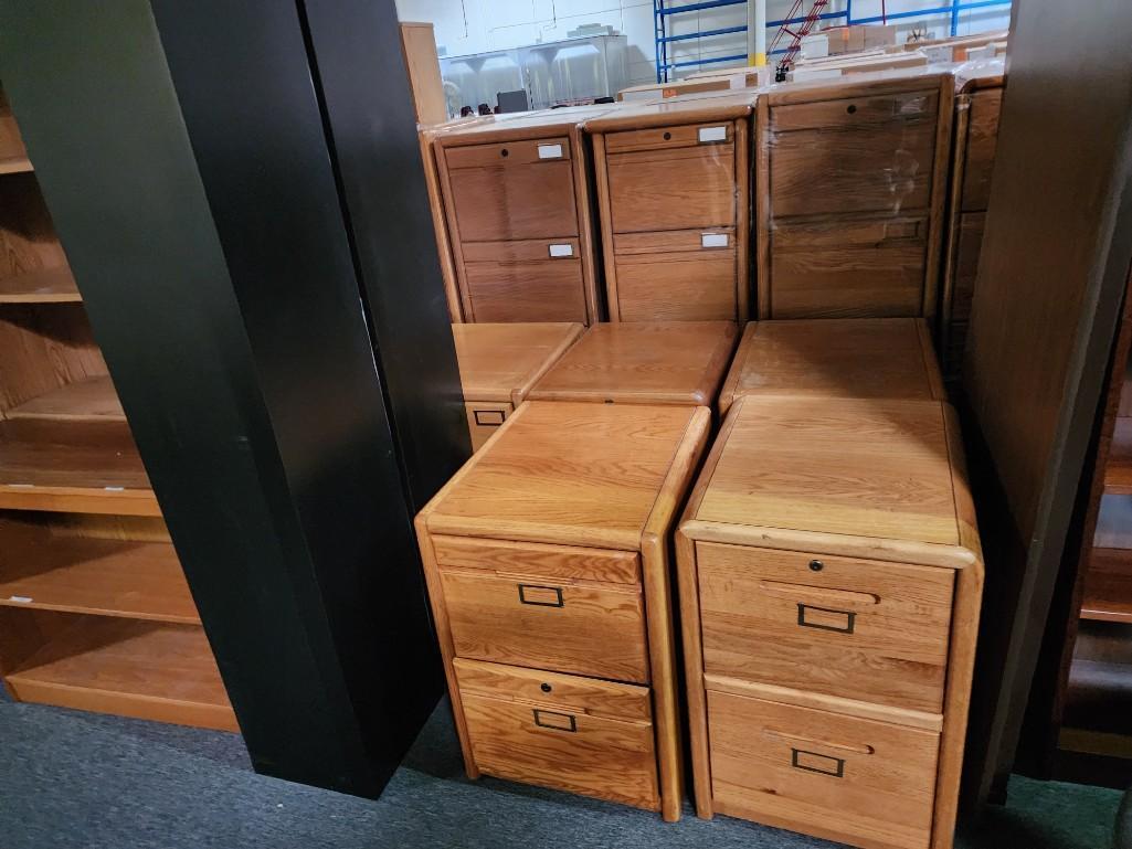 Wooden Furniture bookcases desks etc Estinated Various