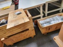 Wooden Crates with Contents Quantity 3