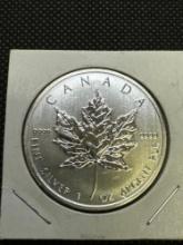 2011 Canadian Maple Leaf 1 Troy Ounce 9999 Fine Silver Bullion Coin