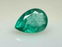 .66ct Pear Cut Emerald Gemstone