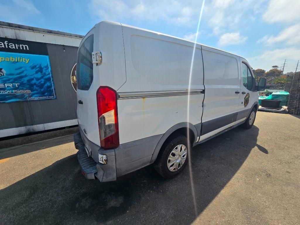 2015 Ford Transit Van, VIN # 1FTNE1YM7FKA79233 no smog cert for dealer or export