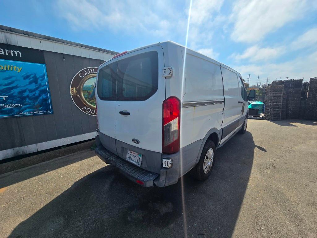 2015 Ford Transit Van, VIN # 1FTNE1YM7FKA79233 no smog cert for dealer or export