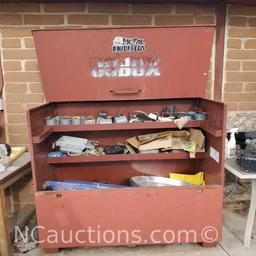 JoBox large locking toolbox gangbox and contents
