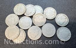 Liberty Nickels Mixed Dates 61.88 Grams
