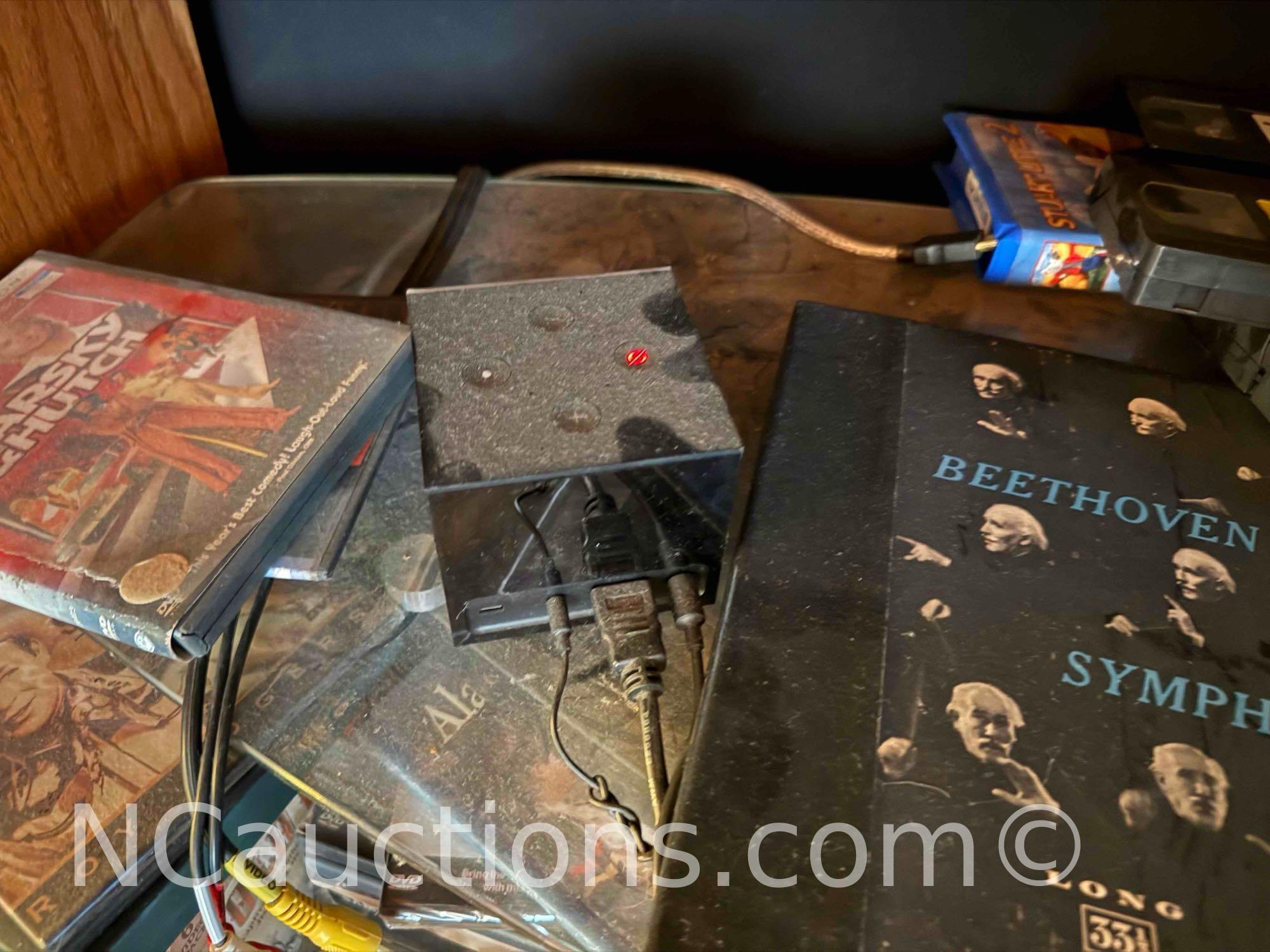 Large Lot of DVDs, DVD and BluRay Players more
