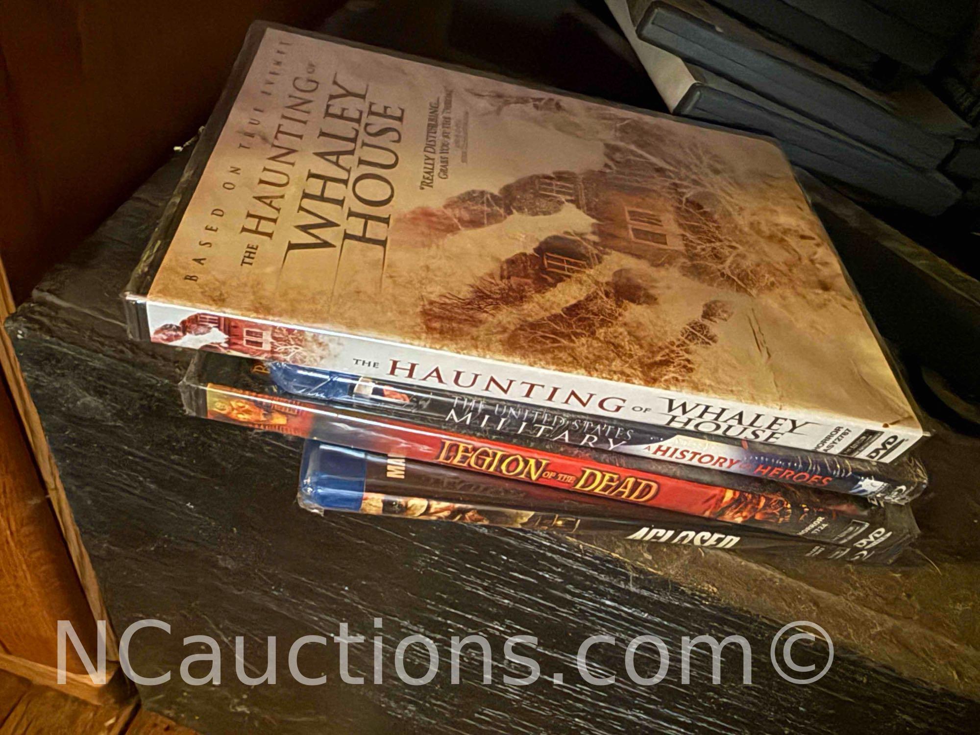 Large Lot of DVDs, DVD and BluRay Players more