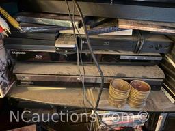 Large Lot of DVDs, DVD and BluRay Players more