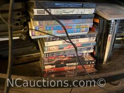Large Lot of DVDs, DVD and BluRay Players more