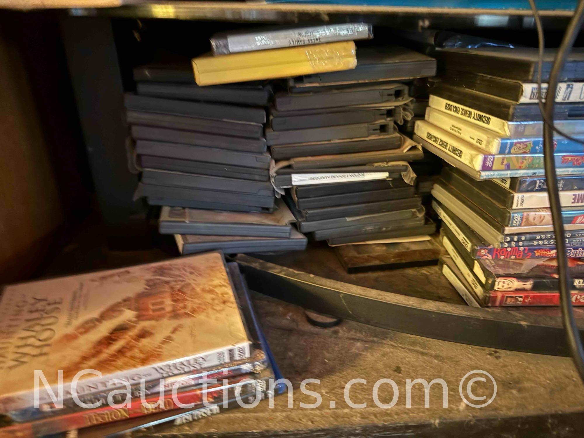 Large Lot of DVDs, DVD and BluRay Players more