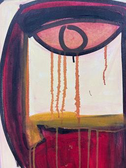 FACES - ABSTRACT - ORIGINAL PAINTING BY SALAZAR