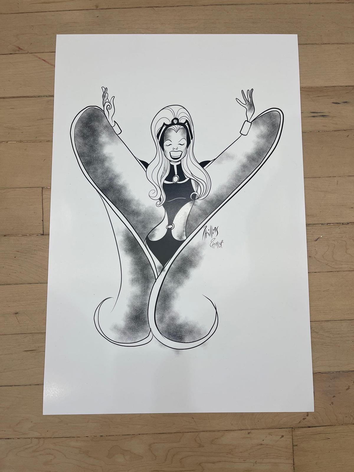 HAND SIGNED POSTER BY ARTIST JOE PHILLIPS