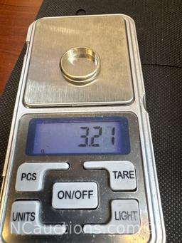 14k Gold Band Ring 3.21 Grams Size 6