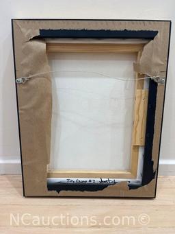 Framed Art Jolly Chimp #2 Painting 13x16