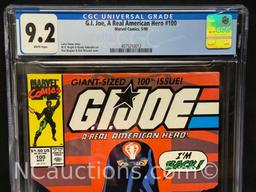 G.l. Joe, A Real American Hero #100 Marvel Comics, 5/90 CGC 9.2