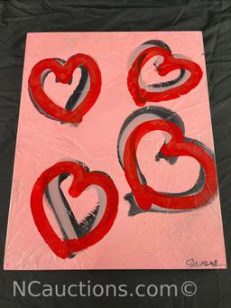 Unframed art Salazar Ink Phearts