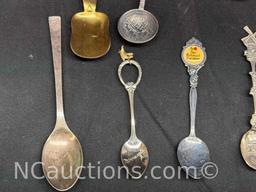 Approximately 45 Collectable Spoons