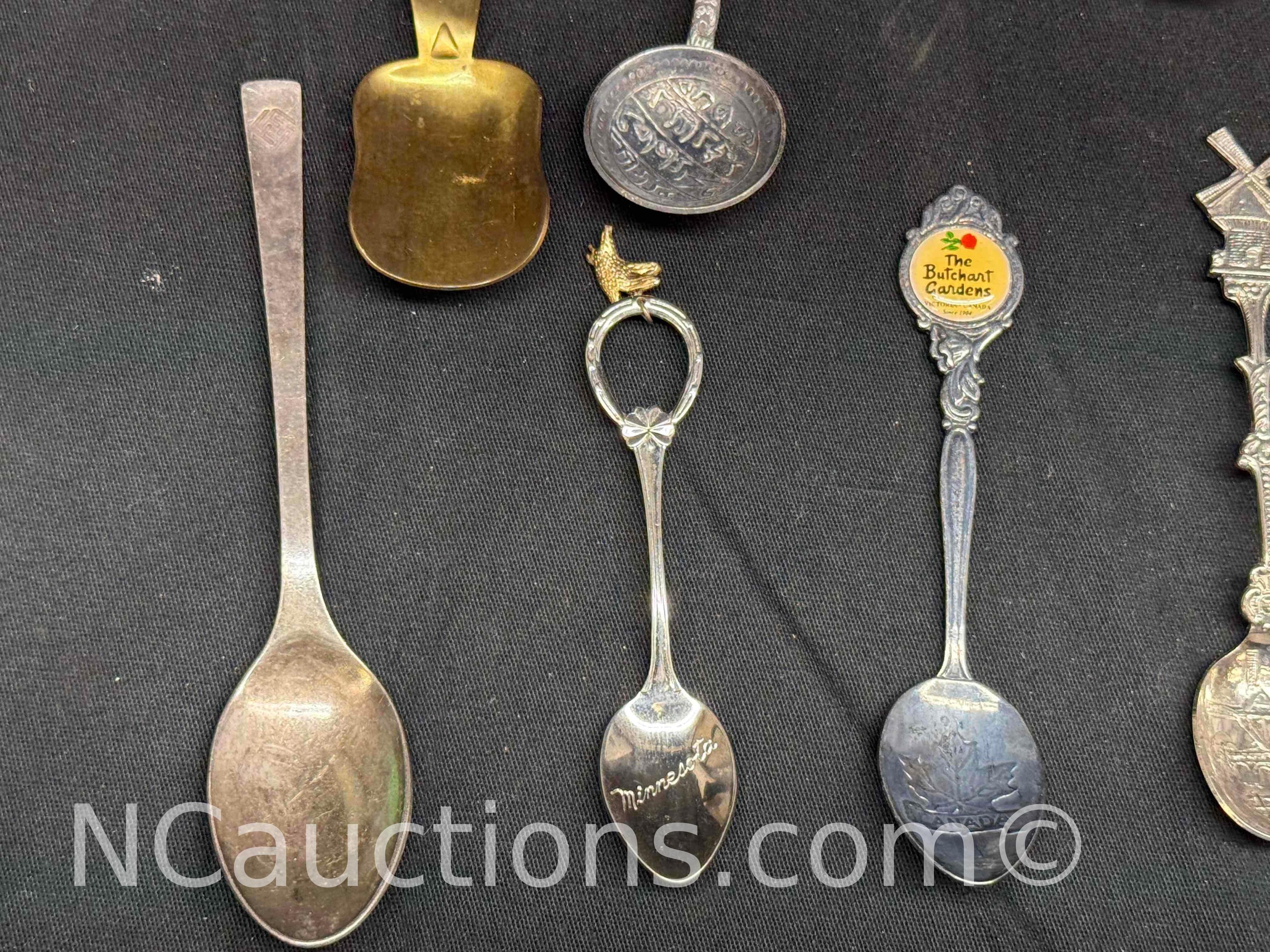 Approximately 45 Collectable Spoons
