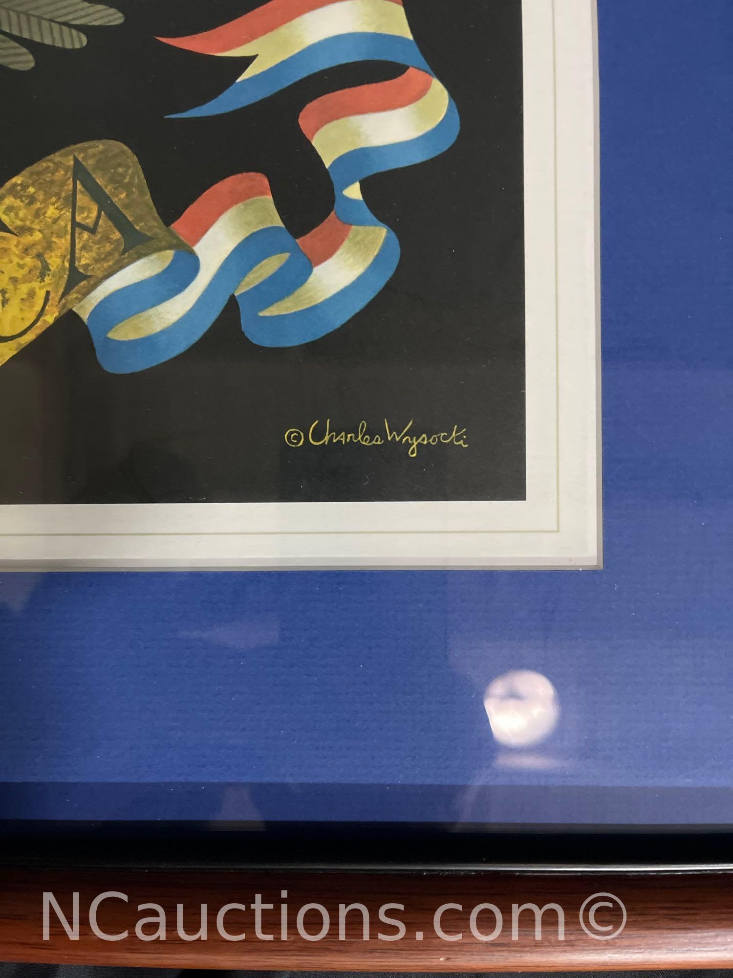 Signed Charles Wysocki I love America