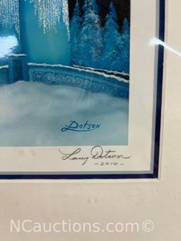 Unframed Vacation Memories signed says Larry Dotson