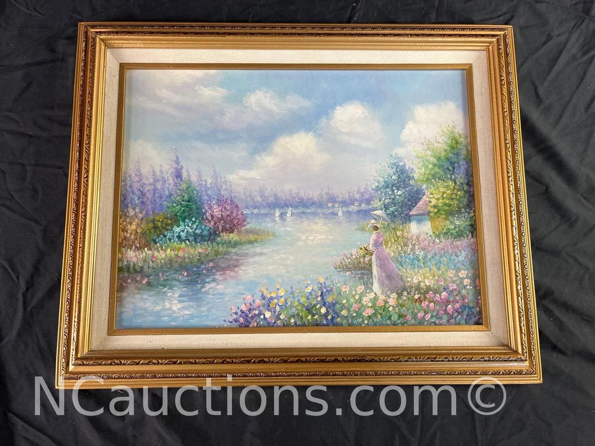 Signed Oil painting signed