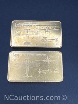 Janes Medallic Register Great Aircraft 1st Edition Proof