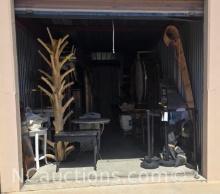 10x25 Furniture unit sled Asian Chairs racks cherubs Drum Storage large mirror unopened safe c920