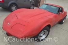 1979 Corvette Runs Starts See Video TN Title No Smog Odometer says 74955 VIN 1Z8789S428530