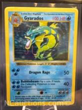 Base Set Shadowless Holo Gyarados Pokemon Card