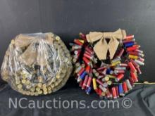 2 Shotgun Shell Wreaths Power ON