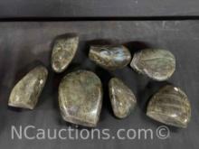 10lbs of Crystal Labradorite Rock Polished