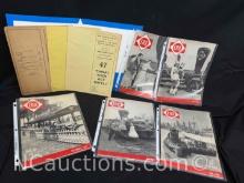 Vintage 1950s Erie Railroad Books Magazines