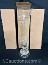 3 new in box 20 inch glass vases