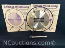Set of 2 new in package Chinese Wind Gongs by Woodstock Chimes