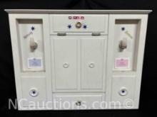 Doll cloths dresser with mirrors and lights (battery powered)