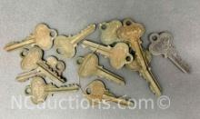 Vintage Russwin USA Ornate Keys