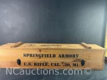 Iwo Jima Feb 23 1945 Springfield Armory US Rifle Cal .30 M1 box