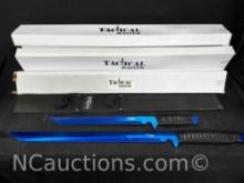 Set of 8 Tactical Master short sword combo with sheaths in original packagin