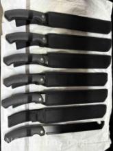 6 machetes with sheaths 17.5 inch long