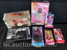 Barbie Dolls cloths, Drum set clock